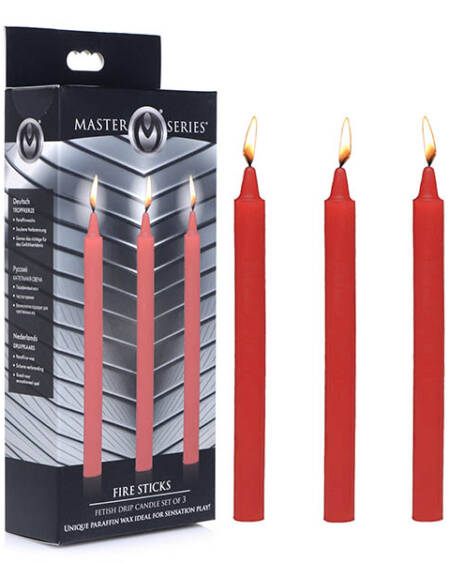 Master Series Fetish Drip Candles - Red