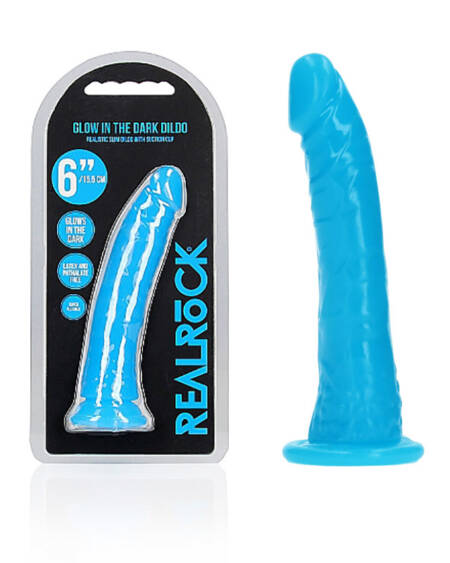 REALROCK 15.5 cm Slim Glow in the Dark Neon - Blue