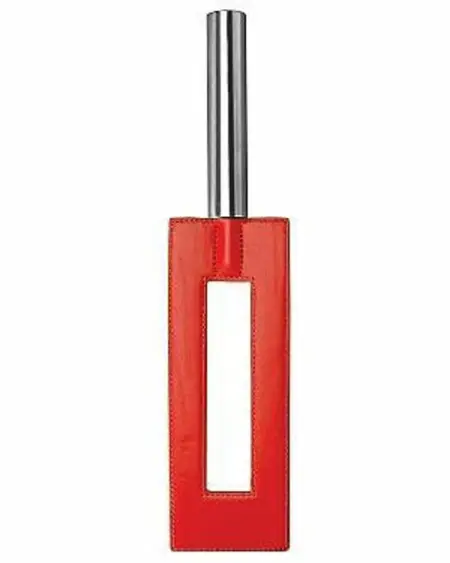 Ouch Leather Gap Paddle Red