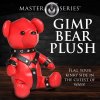Gimp plush bear - Master series RED