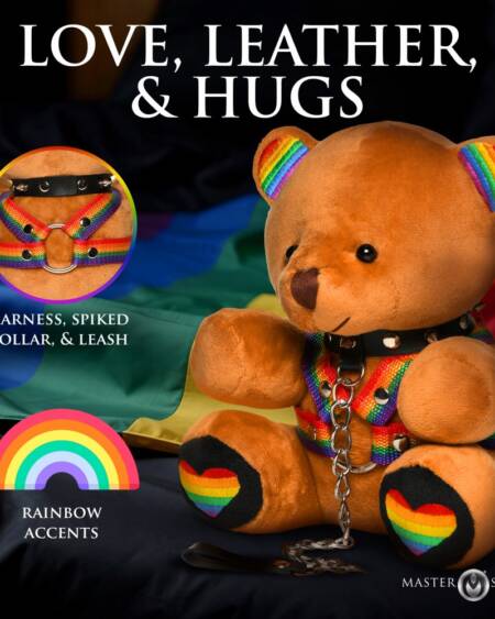 Gimp plush bear - Master series PRIDE BEAR