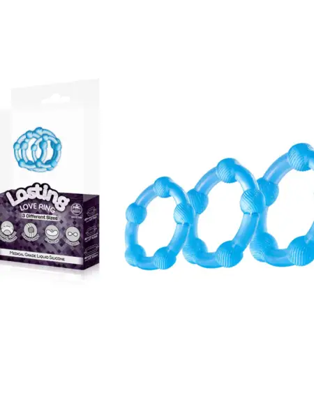 Lasting Love Ring 3 Piece Set - Blue