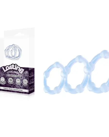 Lasting Love Ring 3 Piece Set - Clear