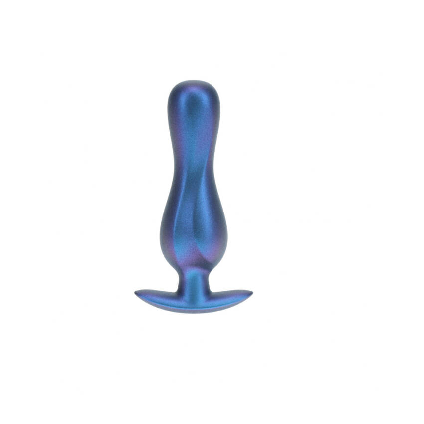 OUCH! Curvy Anal Plug - Metallic Blue - Image 3