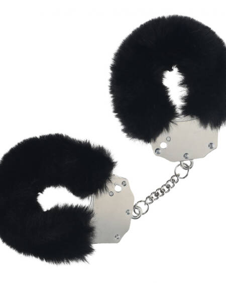 OUCH! Heavy-Duty Fluffy Cuffs - Black