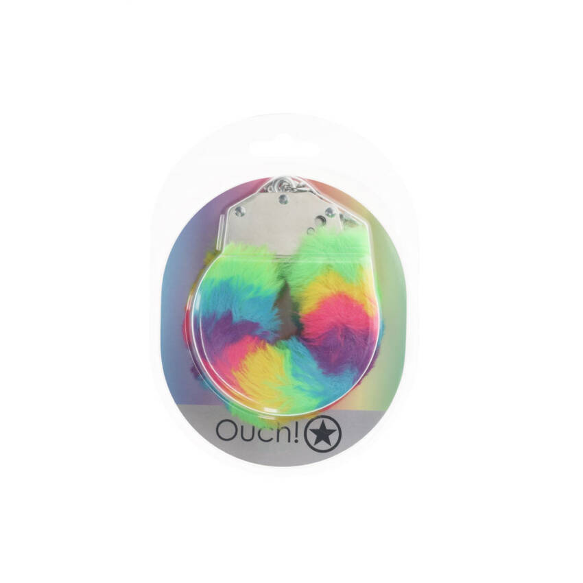 OUCH! Heavy-Duty Fluffy Cuffs - Multicolour - Image 2