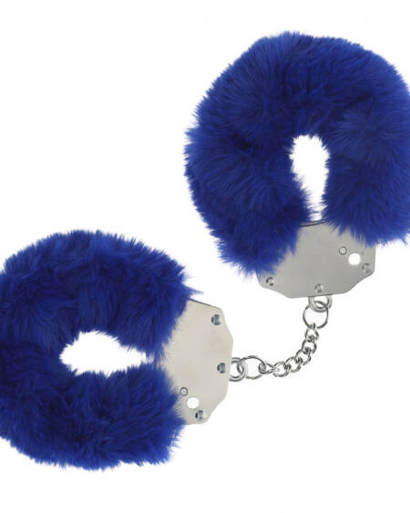 OUCH! Heavy-Duty Fluffy Cuffs - Navy