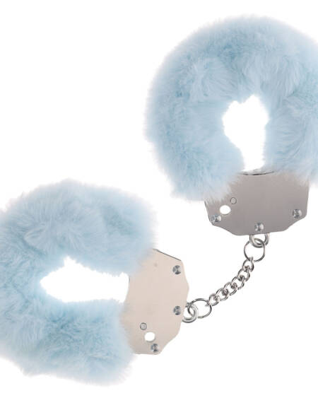 OUCH! Heavy-Duty Fluffy Cuffs - Powder Blue