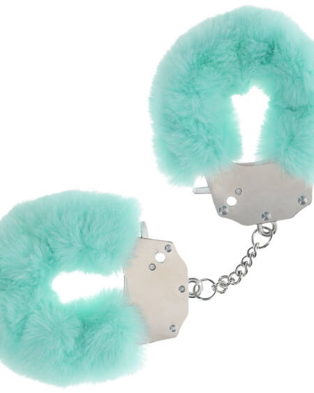OUCH! Heavy-Duty Fluffy Cuffs - Powder Green