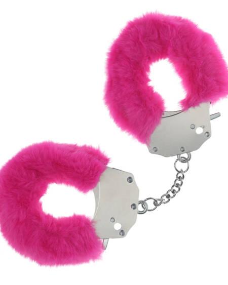 OUCH! Heavy-Duty Fluffy Cuffs - Pink