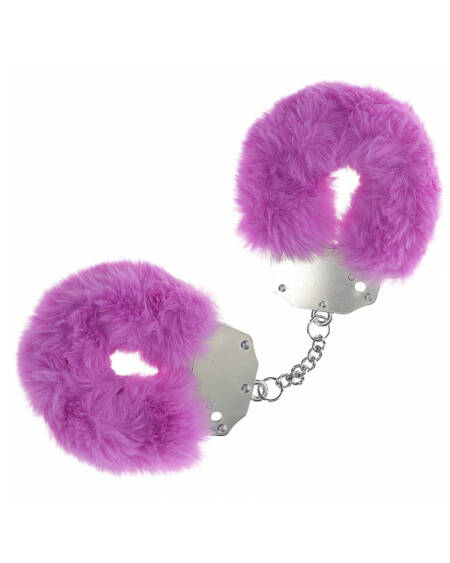OUCH! Heavy-Duty Fluffy Cuffs - Purple