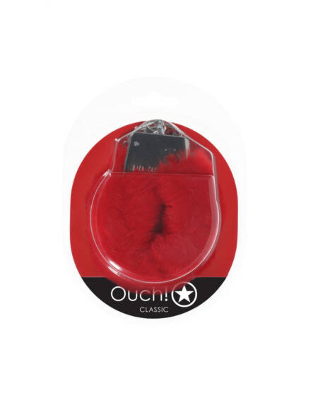 OUCH! Classic Fluffy Cuffs - Red