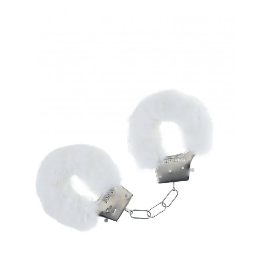 OUCH! Classic Fluffy Cuffs - White - Image 2