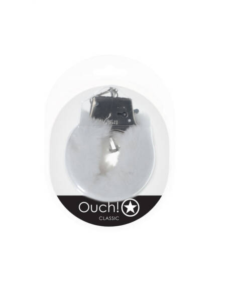 OUCH! Classic Fluffy Cuffs - White