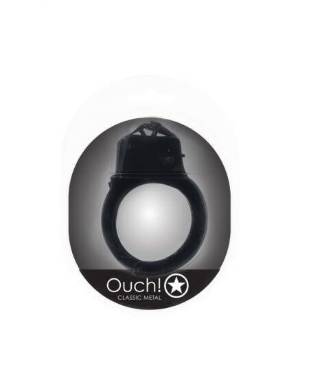 OUCH! Classic Metal Cuffs - Black