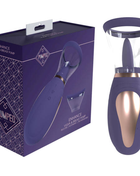 PUMPED Enhance Auto Vulva & Breast Pump - Purple
