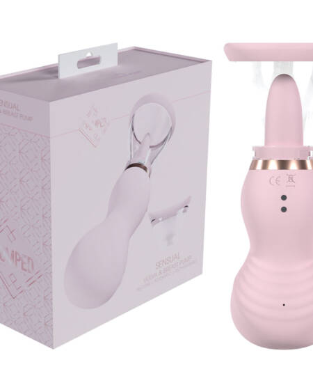 PUMPED Sensual Auto Vulva & Breast Pump - Pink