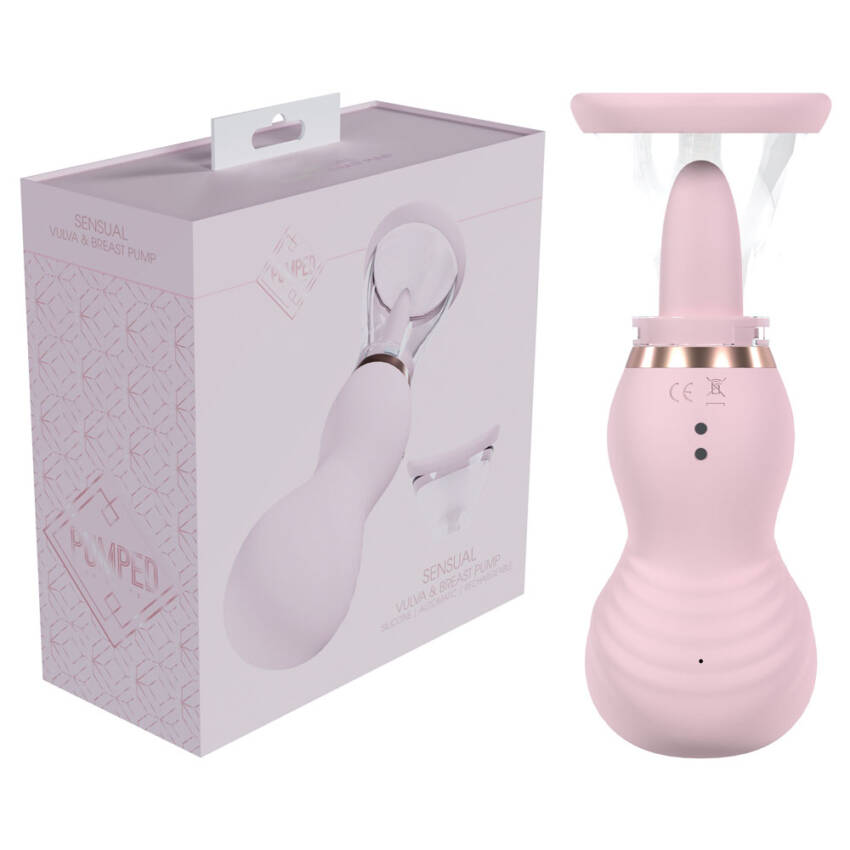 PUMPED Sensual Auto Vulva & Breast Pump - Pink