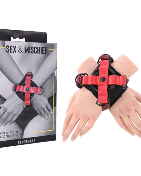 S&M Exs & Ohs Cross Cuffs