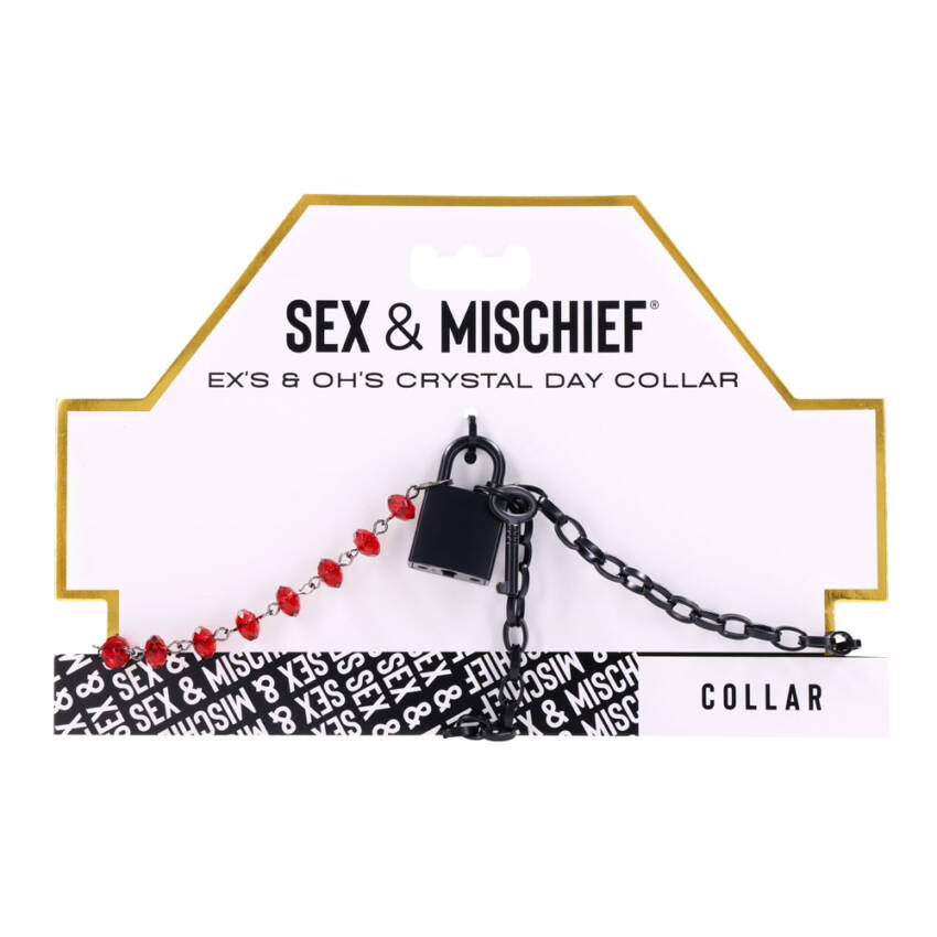 S&M Exs & Ohs Crystal Day Collar - Image 2