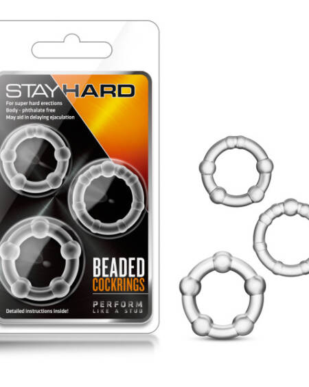 Stay Hard Beaded Cockrings