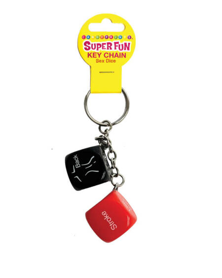 Super Fun Key Chain - Sex Dice