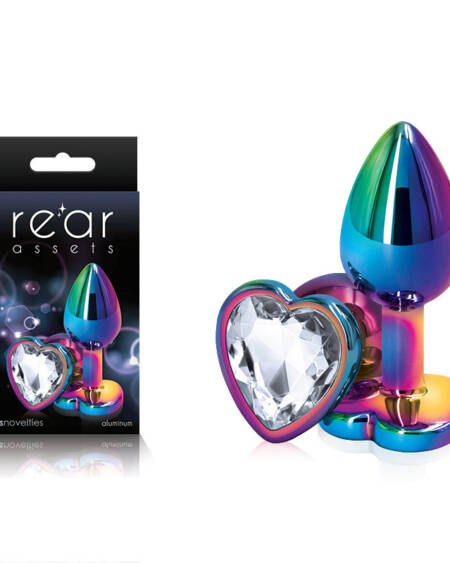 Rear Assets Multi Coloured Heart Small