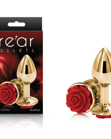 Rear Assets Rose - Small Gold/Red