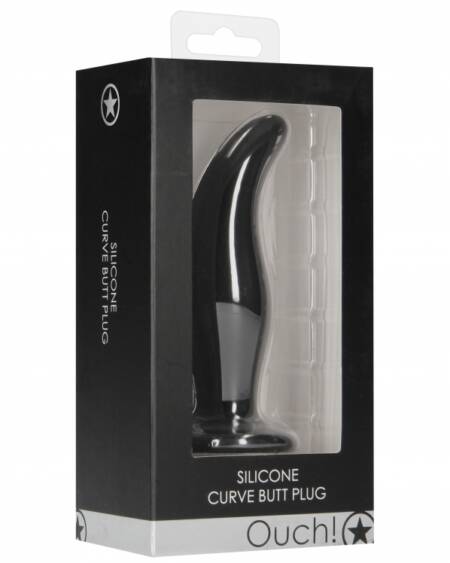 OUCH! Curve Butt Plug - Black