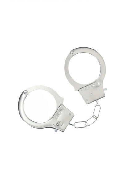 OUCH! Beginners Classic Metal Cuffs - Silver