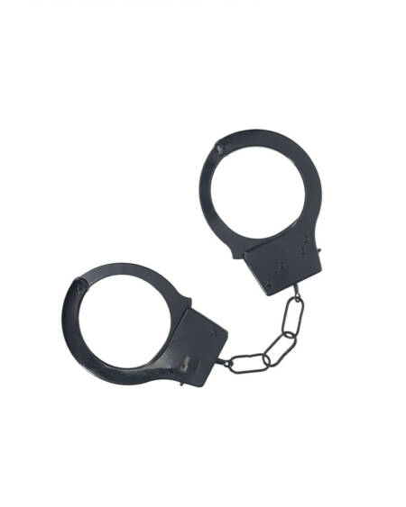 OUCH! Beginners Classic Metal Cuffs - BLACK