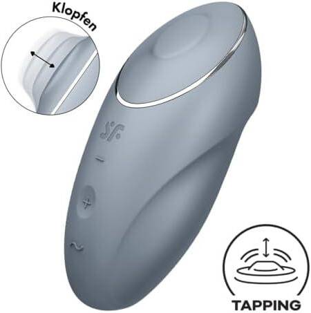 Satisfyer Tap & Climax 1 - Bluegrey