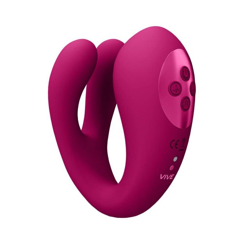 Vive Yoko Triple Action Vibe with Clit Pulse Waves PURPLE