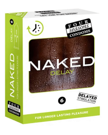 Four Seasons Naked Delay Condoms 6's