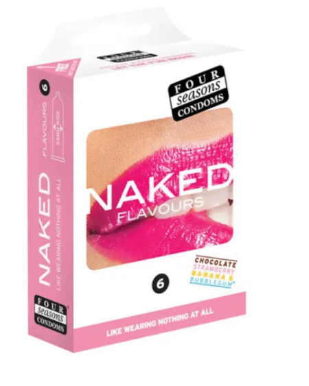 Four Seasons Naked Flavours Condoms 6's