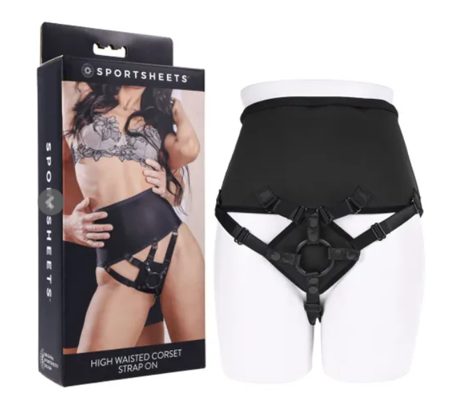 Sportsheets High Waisted Corset Strap On