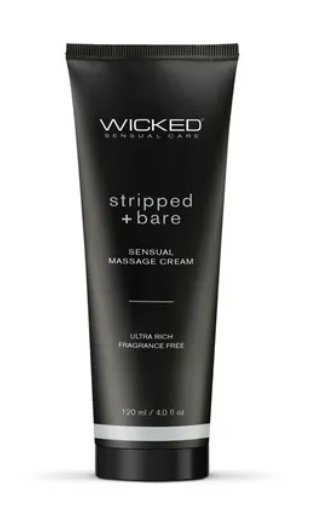 Wicked STRIPPED + BARE Massage Cream - 1