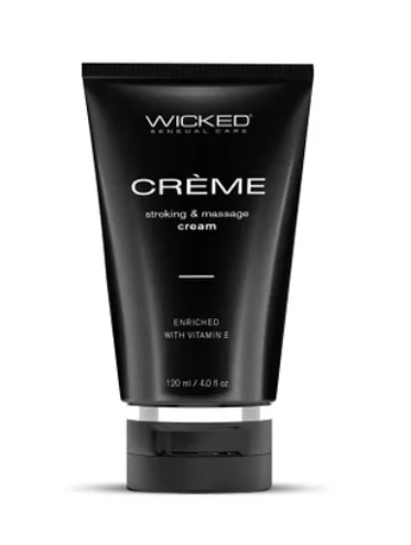 Wicked Sensual Care Wicked Crème Masturbation Cream for Men 4 Ounce