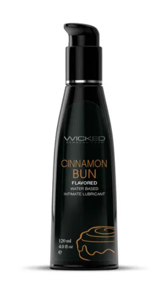 Wicked AQUA CINNAMON BUN Flavoured Lube -120ml