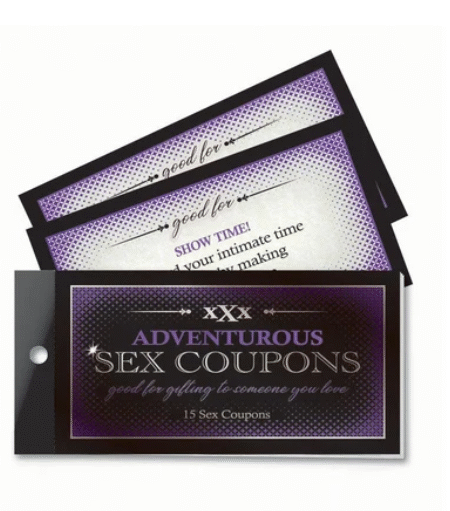 Adventure sex coupons for couples