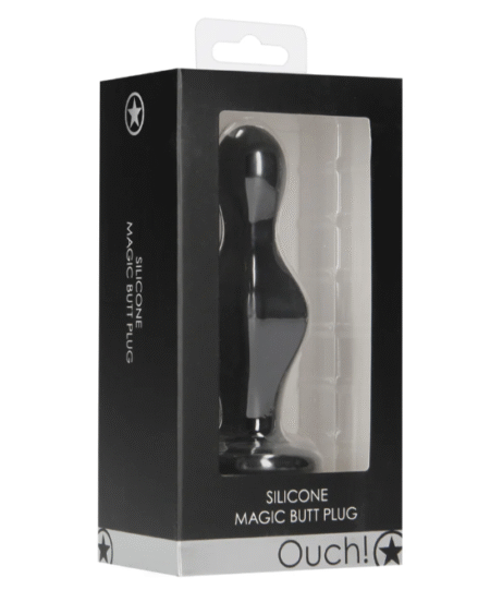 Ouch - Diamond Shape Butt Plug - Black