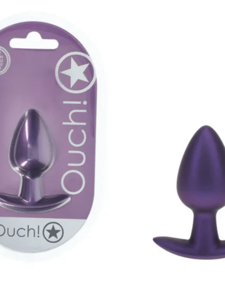 OUCH! Anal Plug - Medium - Metallic Purple