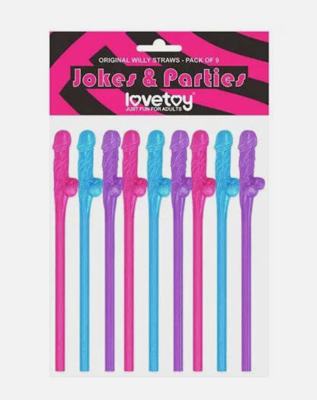 Jokes & Parties Coloured Straws
