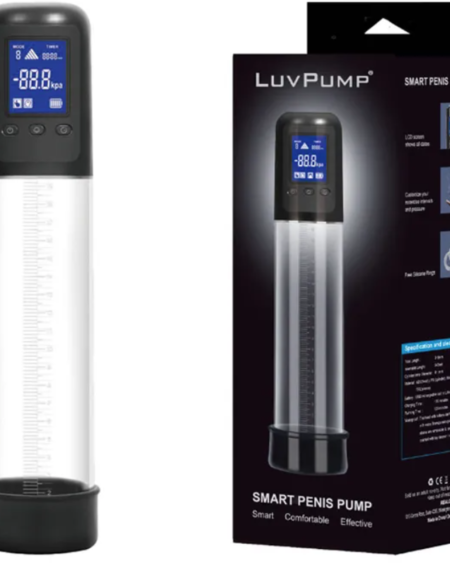 LuvPump Smart Penis Pump digital display