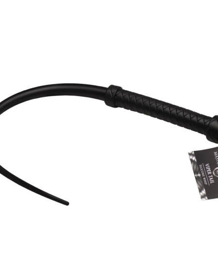 Master Series Viper Tail Silicone Whip for  Men, Women, & Couples. Premium Silicone. 1 Piece, BLACK