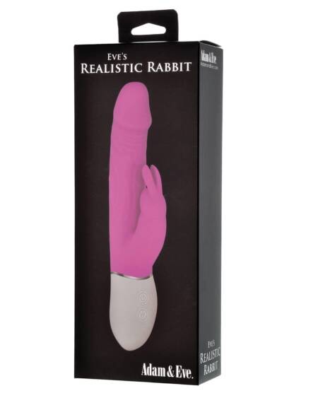 Adam & Eve Eve Rechargeable Waterproof Realistic Rabbit Vibrator