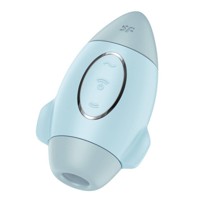 Satisfyer Mission Control | 10cm | Double Air Pulse Vibrator | Blue