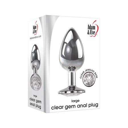 Adam & Eve Pink Gem Anal Plug Med