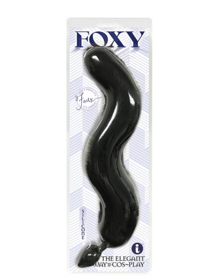 Foxy Fox Tail Silicone Black