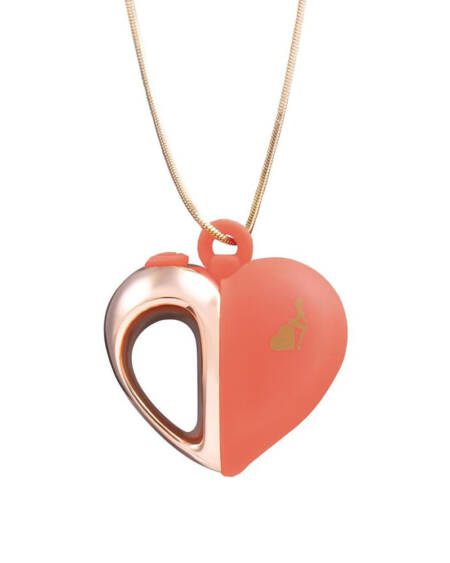 LAPDANCE Heart Pendant Wearable Necklace Vibrator